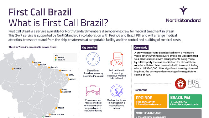 First Call | NorthStandard | Marine Insurance